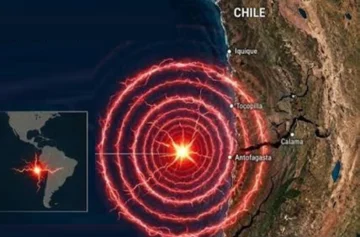 Sismo de magnitud 5,4 sacude la zona central de Chile Sismo de magnitud 5,4 sacude la zona central de Chile