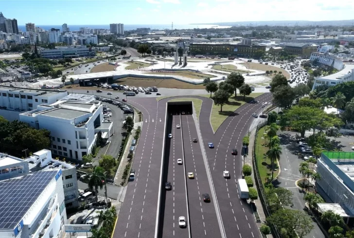 Abinader inaugura túnel y paso a desnivel en la Plaza de la Bandera Abinader inaugura túnel y paso a desnivel en la Plaza de la Bandera
