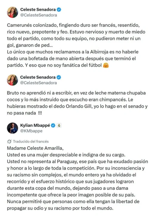Kylian Mbappé, Celeste Amarilla 