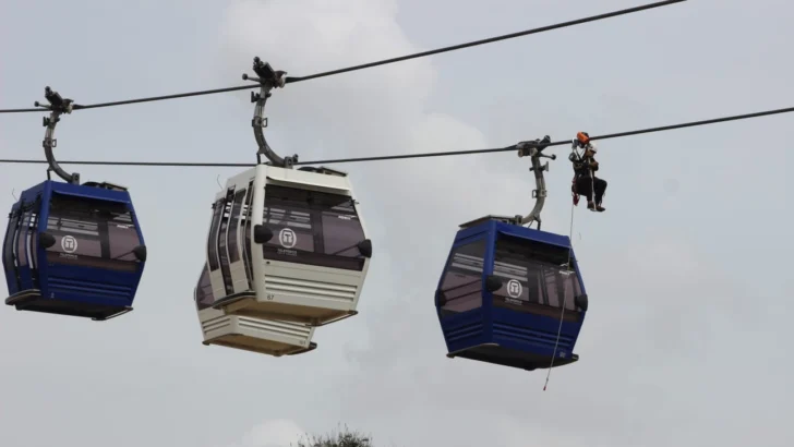 El simulacro que nadie anunció: CESMET actuó en el teleférico y la gente creyó lo peor El simulacro que nadie anunció: CESMET actuó en el teleférico y la gente creyó lo peor