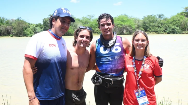Los hermanos Pigozzi lideran cosecha de 12 medallas para República Dominicana en esquí náutico de Santo Domingo 2026