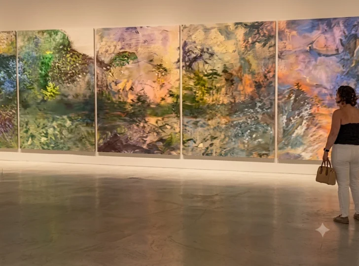 'Pies chapoteando en hierba mojada, alimentados por la incertidumbre' cierra este 31 de julio de 2026 en Hauser & Wirth, 548 West 22nd Street, Nueva York. Para quienes no puedan estar en Manhattan, la galería mantiene documentación de la muestra en su sitio oficial hauserwirth.com.