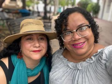 La visita de Jocelyn y Manuel