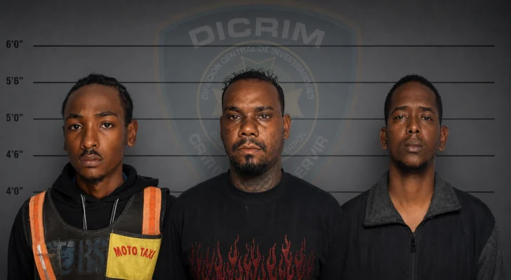 Arrestan a tres hombres que acorralaron a una mujer y destrozaron su vehículo