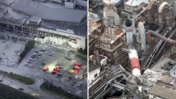 Varias personas quedan atrapadas en un centro comercial tras un potente terremoto en Japón