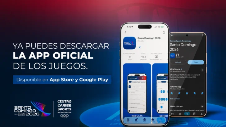 Santo Domingo 2026: Aplicación oficial de los Juegos ya está disponible para su descarga