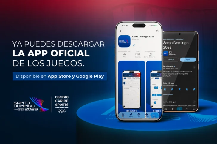 Santo Domingo 2026: Aplicación oficial de los Juegos ya está disponible para su descarga