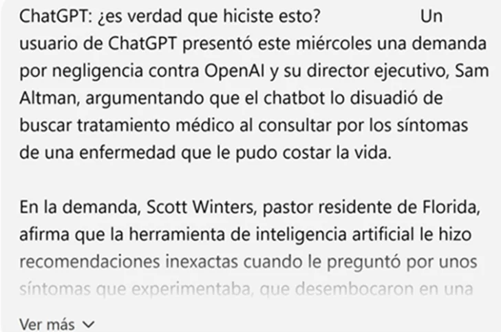 Demandan a ChatGPT por desalentar a un pastor de Florida a buscar atención médica