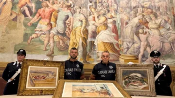 Italia: Policía recupera cuadros robados de los pintores franceses Renoir, Matisse y Cézanne