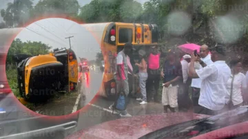 Autobús de personal hotelero se accidenta en Higüey en medio de fuertes lluvias Autobús de personal hotelero se accidenta en Higüey en medio de fuertes lluvias