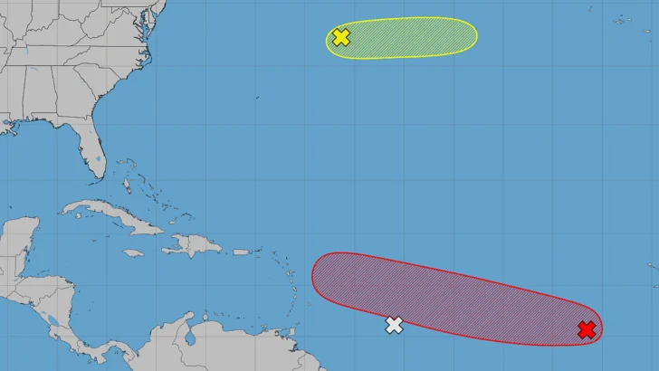 Depresión tropical en el Atlántico se encamina hacia el Caribe