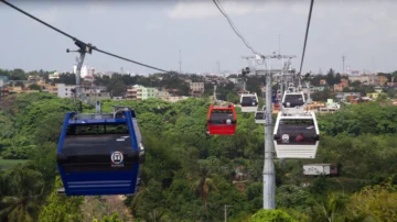 Suspenden preventivamente el Teleférico de Santo Domingo por condiciones climáticas