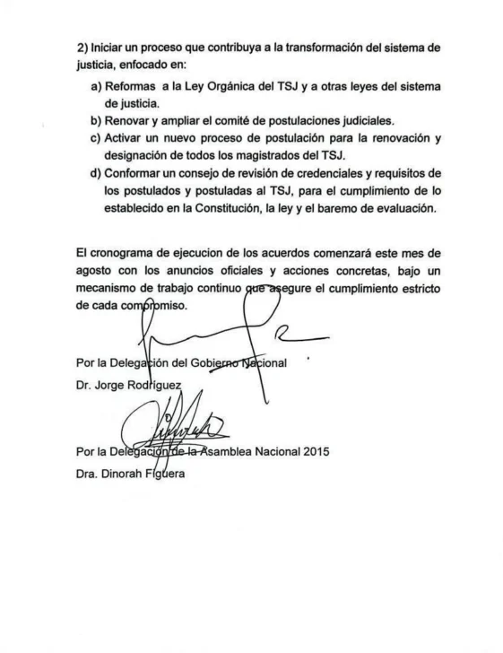 Venezolanos acuerdan renovar el Tribunal Supremo y recuperar activos en el Banco de Inglaterra