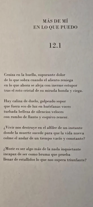 Más de todos en lo que nos espera: la permanencia del ser en la memoria de los hombres