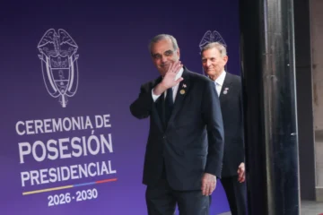 Presidente Abinader participó en la transmisión de mando presidencial en Colombia
