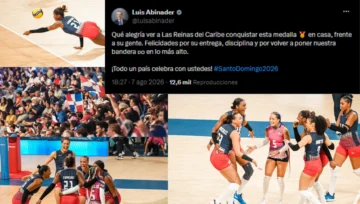 Abinader celebra el oro de las Reinas del Caribe en Santo Domingo 2026