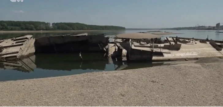 El Danubio se seca y revela barcos nazis hundidos hace más de 80 años