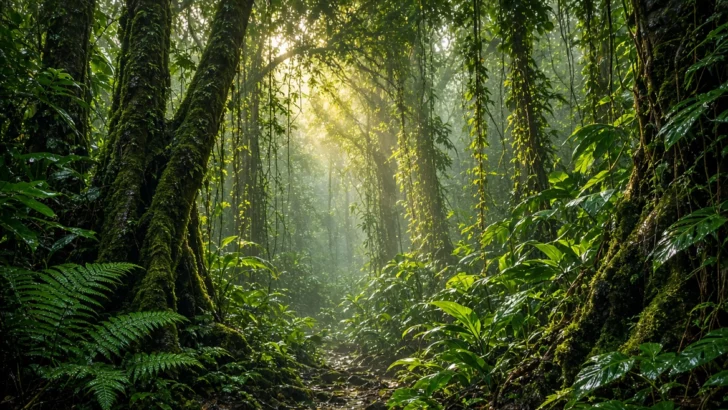 El musgo sigue verde