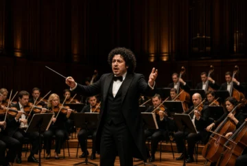 Gustavo Dudamel, inmenso. Músico y director del mundo
