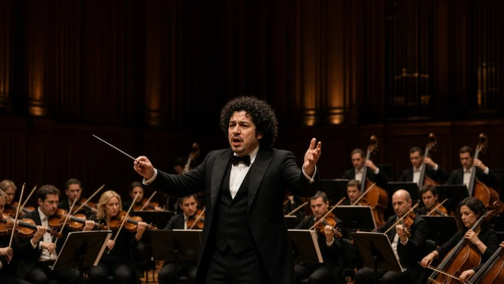 Gustavo Dudamel, inmenso. Músico y director del mundo