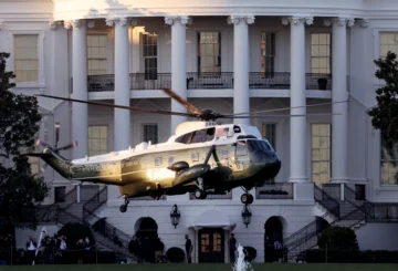 Helicóptero de Trump tuvo acercamiento peligroso en vuelo con un avión comercial