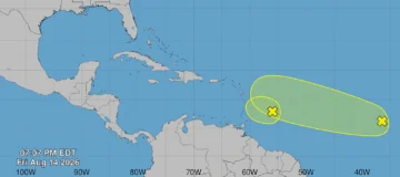 Ondas tropicales disminuyen amenaza al bajar al 10 % y 30 % probabilidad ciclónica