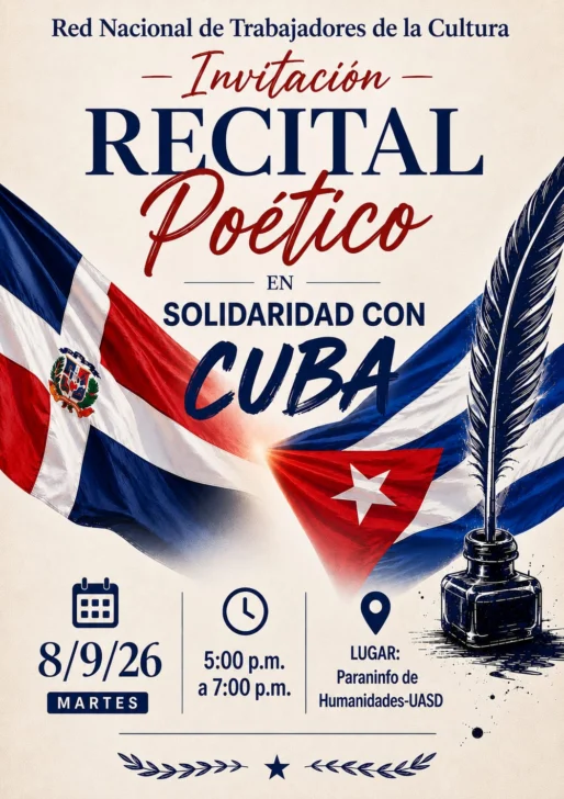 A casa llena celebran recital poético en solidaridad con Cuba