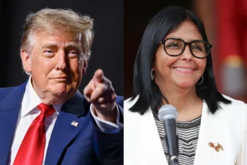 Delcy Rodríguez y Donald Trump, a un día de un histórico encuentro Delcy Rodríguez y Donald Trump, a un día de un histórico encuentro