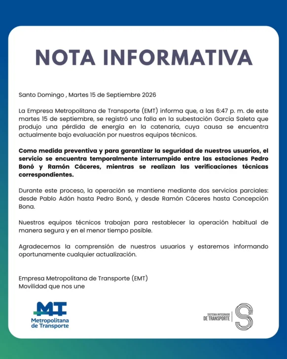 ¡Otra vez! Falla eléctrica interrumpe tramo en línea 2 del Metro en plena hora pico y deja cientos de usuarios varados