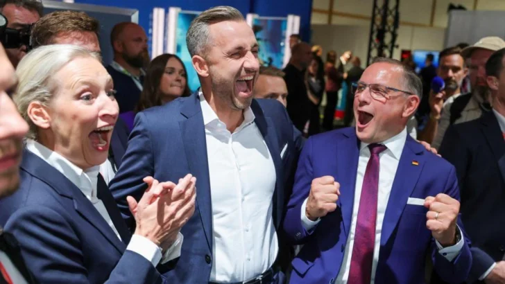 El partido de ultraderecha AfD logra una importante victoria en el este de Alemania, pero no alcanza la mayoría absoluta para gobernar