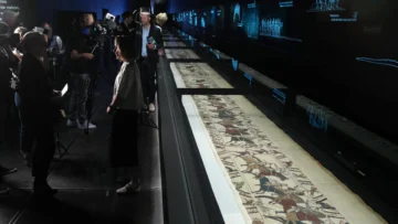 En Londres, la exposición del Tapiz de Bayeux abre sus puertas al público
