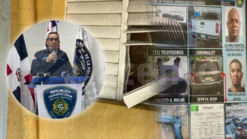 Policía recupera 21 televisores robados en Villa Olímpica de Bayaguana y apresa a dos hombres