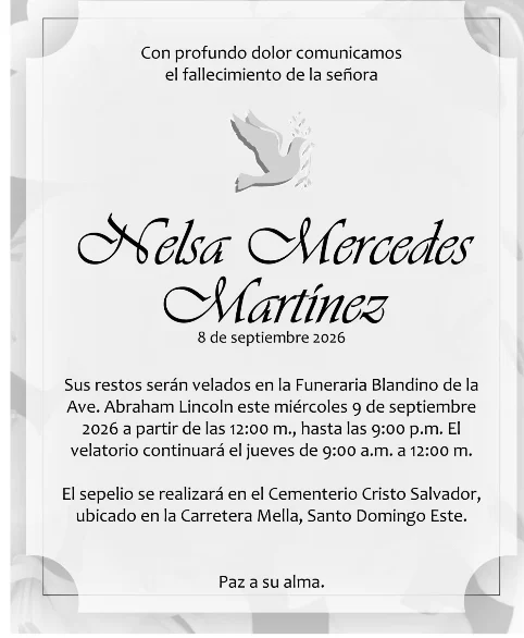 Fallece la madre de la periodista Matty Vásquez, viuda de René Fortunato