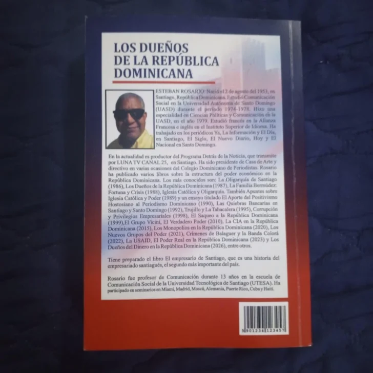 Esteban Rosario: 'Los dueños de la República Dominicana',  décima reedición