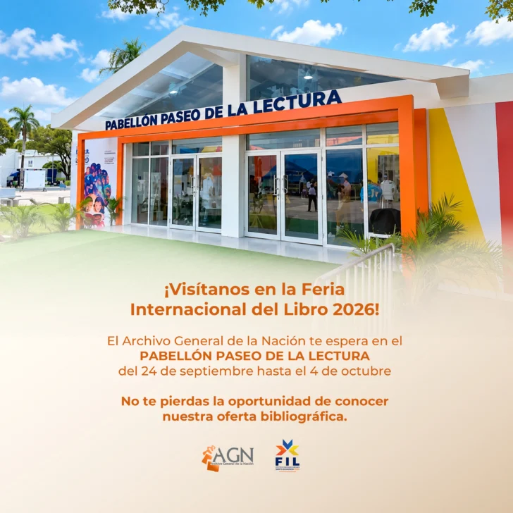 AGN participará en la Feria Internacional del Libro Santo Domingo 2026