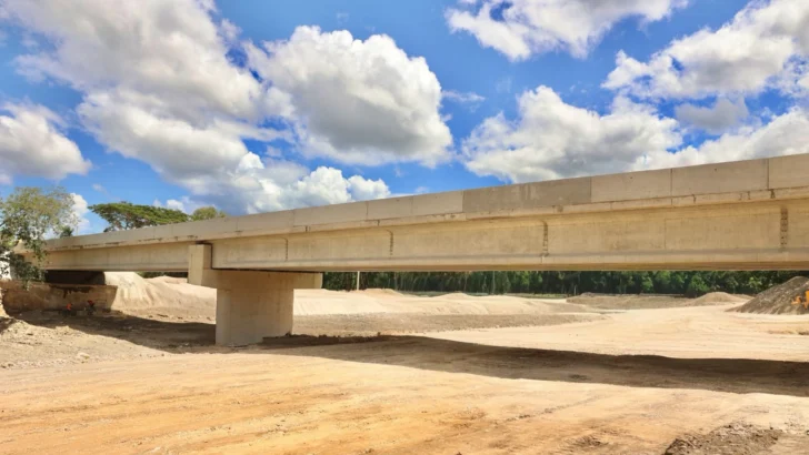 Nuevo puente sobre el río Camú restablece el tránsito entre Santiago y Puerto Plata