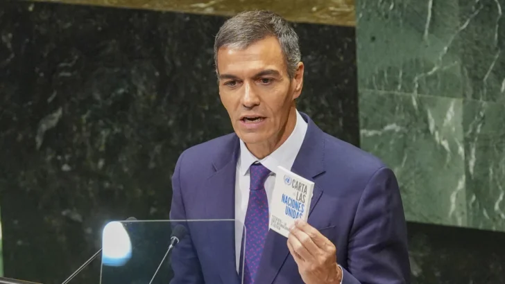 Sánchez desafía a Trump ante la ONU: “España no va a callar”