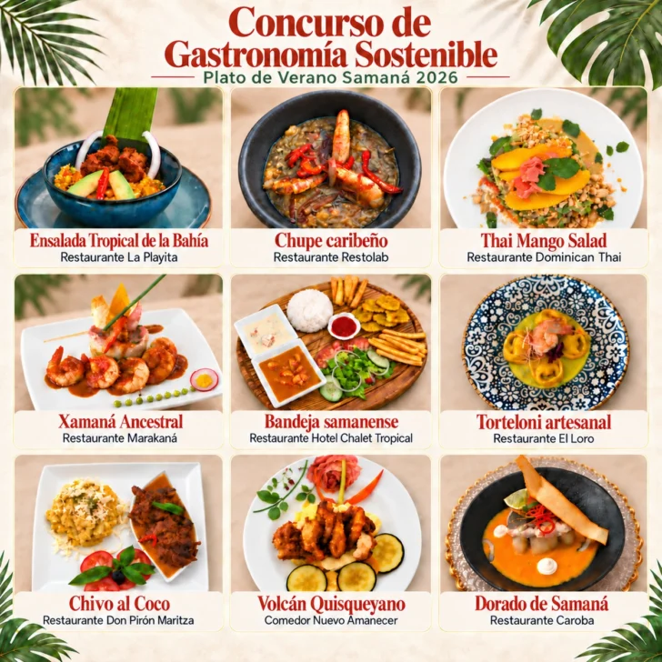 Samaná pone en valor su gastronomía local con la tercera edición de “Plato del Verano”