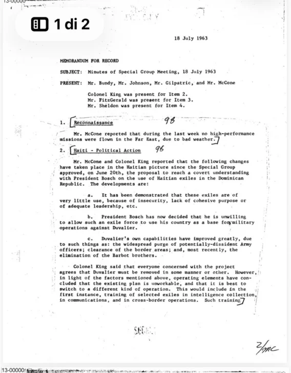 Bosch, la CIA, Duvalier y el golpe de Estado de 1963 Bosch, la CIA, Duvalier y el golpe de Estado de 1963
