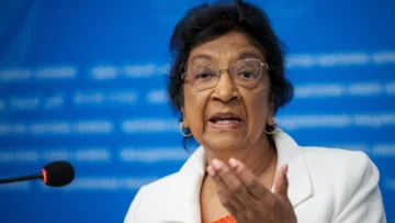 La jueza sudafricana Navanethem La jueza sudafricana Navanethem