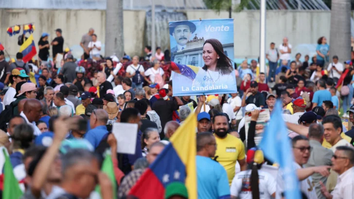 Venezuela: miles de manifestantes exigen elecciones y el retorno de María Corina Machado