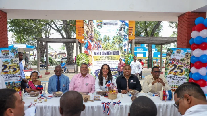 Santo Domingo Norte celebra 25 años como municipio con jornada cultural y comunitaria