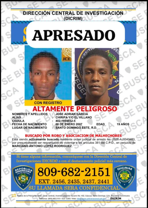 Se entrega 'Chiripa', buscado por robo y asociación de malhechores