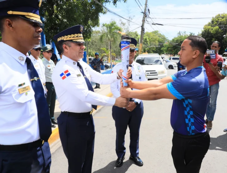 Antorcha de los IV Juegos Mundiales de Policía llega a La Romana