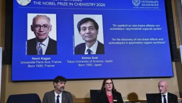 El francés Henri Kagan y el japonés Kenso Soai ganan el premio Nobel de Química