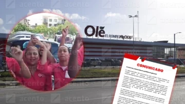 Trabajadores de Hipermercados Olé paralizan labores por bonificaciones; empresa afirma que pagó por encima de lo exigido por ley Trabajadores de Hipermercados Olé paralizan labores por bonificaciones; empresa afirma que pagó por encima de lo exigido por ley