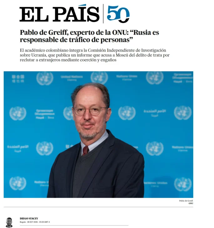 Experto de la ONU acusa a Rusia de trata de personas por reclutar extranjeros para combatir en Ucrania