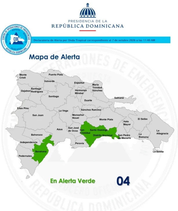 El COE declara alerta verde en cuatro demarcaciones por posibles inundaciones urbanas