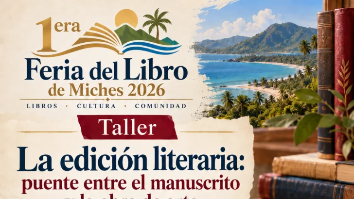 Río de Oro Editores participará en la 1.ª Feria del Libro de Miches 2026 con taller sobre edición literaria