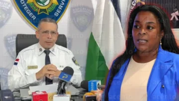 Policía investiga incidente entre agentes y diputada Millys Martínez en Elías Piña
